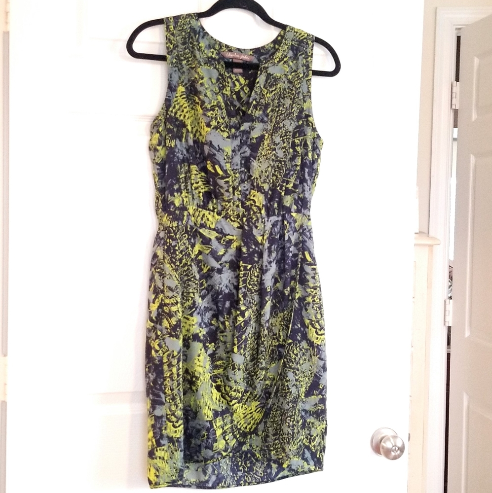 EUC Abstract Print Sleeveless Dress